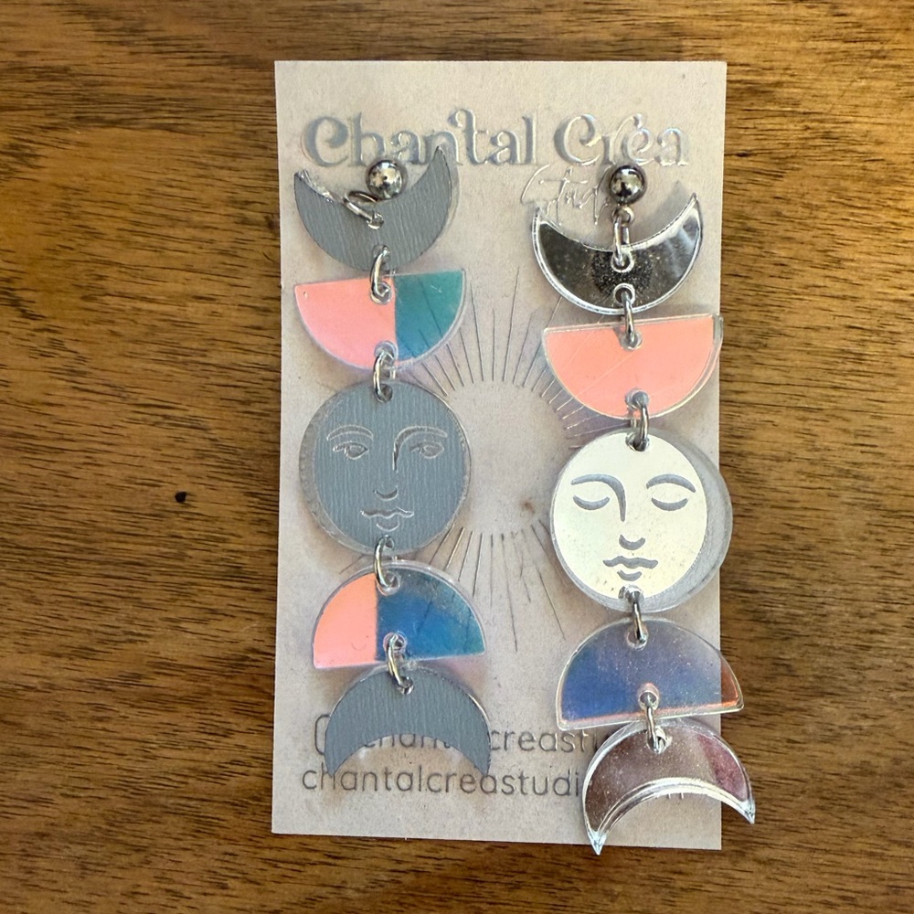 Moon Phase Earrings